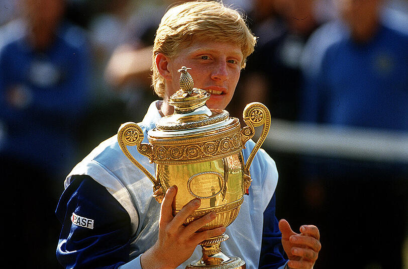 Vor 30 Jahren gewinnt der damals 17-jährige Boris Becker in Wimbledon. Ein Ereignis, das den Profisport verändert. Und sein Leben. Boris heute, Boris damals - die besten Bilder.