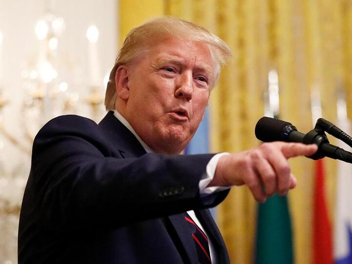 US-Präsident Donald Trump hält sich für unschuldig.