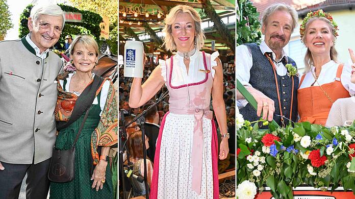 Bereits zum Start des 189. Oktoberfests tummeln sich zahlreiche Promis auf der Wiesn.