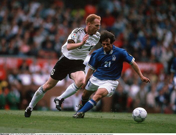 Über Kroatien und England ging es ins Finale gegen Tschechien, dann kam Oliver Bierhoff, der heutige Manager der Nationalmannschaft, mit seinem Golden Goal.