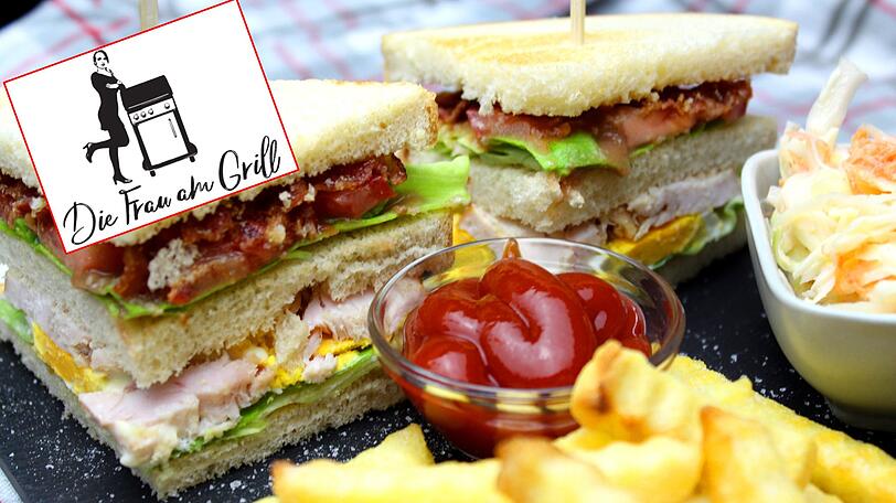Ein Klassiker - auch für zu Hause: Chicken Club Sandwich.