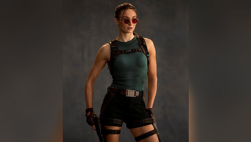Sophie Turner in ihrer neuen Rolle als Videospiel-Kultfigur Lara Croft. Sophie Turner in ihrer neuen Rolle als Videospiel-Kultfigur Lara Croft.
