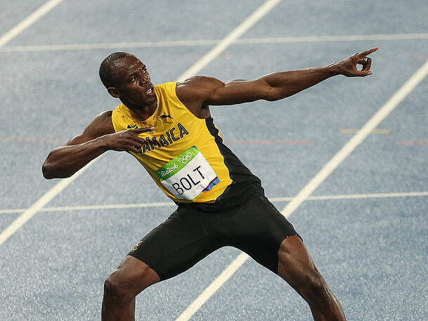 Wurde von Dr. Hans-Wilhelm M&uuml;ller-Wohlfahrt behandelt: Usain Bolt.