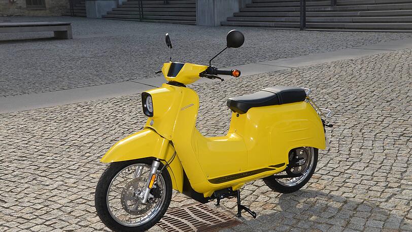 2016 als vielversprechendes Projekt vorgestellt: Elektro-Schwalbe von Fa. Govecs GmbH aus München 2016 als vielversprechendes Projekt vorgestellt: Elektro-Schwalbe von Fa. Govecs GmbH aus München