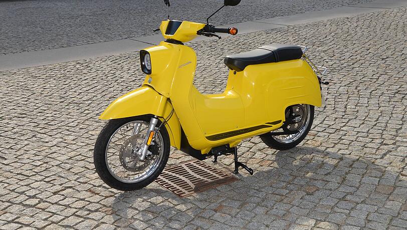 2016 als vielversprechendes Projekt vorgestellt: Elektro-Schwalbe von der Govecs GmbH aus München.