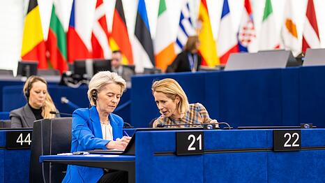 EU-Chefdiplomatin Kaja Kallas sieht bislang keine breite Unterst&uuml;tzung f&uuml;r den Vorsto&szlig; von Ursula von der Leyen. (Archivbild)