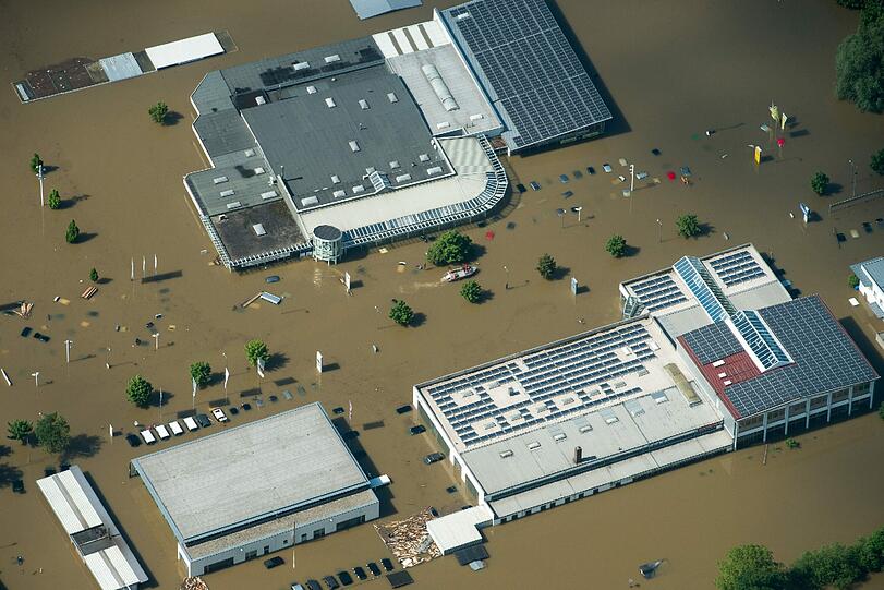 Aktuelle Bilder vom Hochwasser aus Deggendorf: Die Lage ist noch immer ernst.