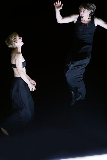 Sandra Hüller und Jens Harzer spielen Kleists "Penthesilea" als Zweipersonenstück.