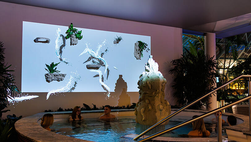 Auch in der Therme ist einiges geboten.