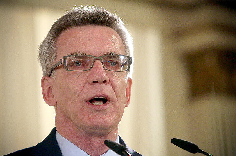 Der deutsche Innenminister Thomas de Maiziere.
