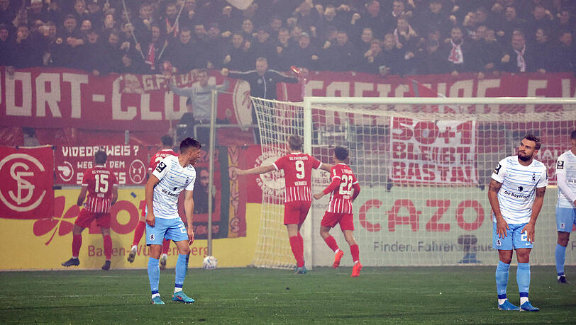 Der TSV 1860 verlor am Mittwochabend verdient mit 0:2 beim SC Freiburg II.