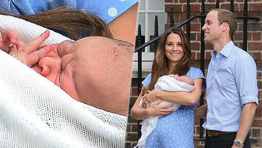 Royales Babyglück: Kate und William zeigen der Weltöffentlichkeit ihren Sohn. Royales Babyglück: Kate und William zeigen der Weltöffentlichkeit ihren Sohn.