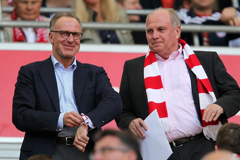 Zwei Bosse unter sich: Karl-Heinz Rummenigge und Uli Hoeneß.