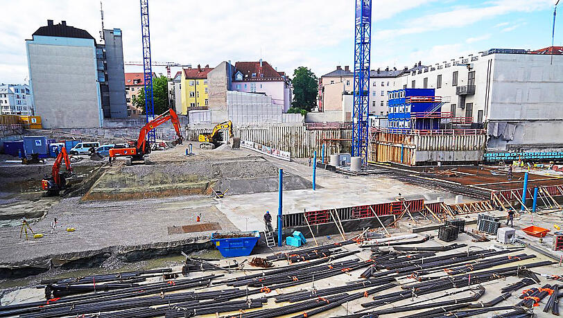 Noch ist der Markt eine Baustelle. Noch ist der Markt eine Baustelle.