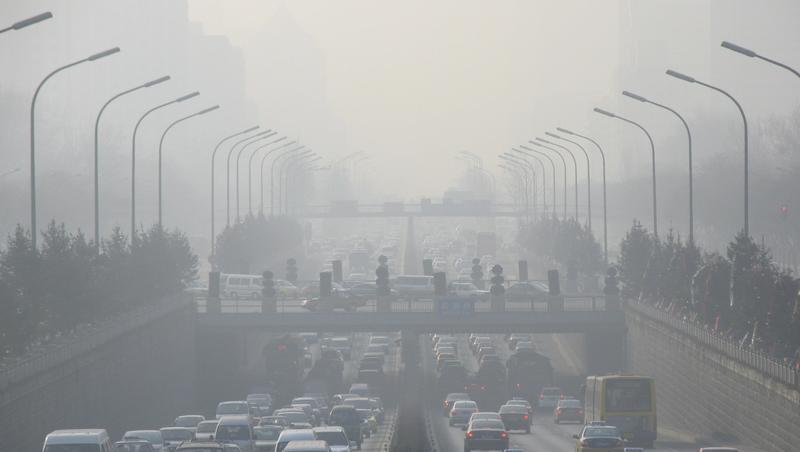 Smog ist keine Seltenheit in den Straßen Pekings. Smog ist keine Seltenheit in den Straßen Pekings.
