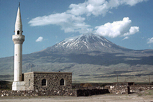 Der Berg Ararat. Hier waren die drei Bergsteiger entführt worden.