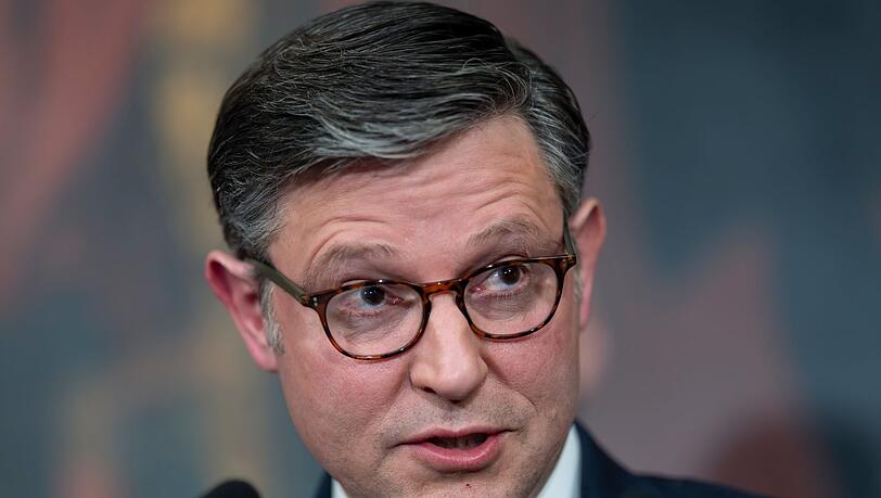 Der Sprecher des US-Repr&auml;sentantenhauses, Mike Johnson, ist nicht vom Haushaltsentwurf &uuml;berzeugt. (Archivfoto)