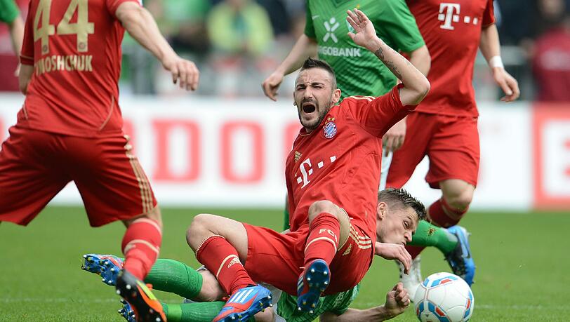 Fällt wochenlang aus: Bayerns Linksverteidiger Diego Contento. Fällt wochenlang aus: Bayerns Linksverteidiger Diego Contento.