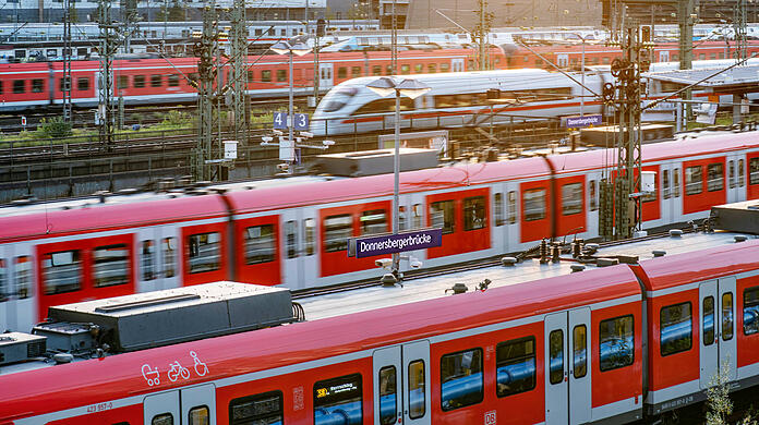 S-Bahnen an der Donnersbergerbrücke: Auch hier dürften im vergangenen Jahr nicht alle pünktlich gekommen sein. (Archivbild)