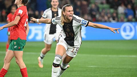 Klara Bühl erzielte den dritten deutschen Treffer.