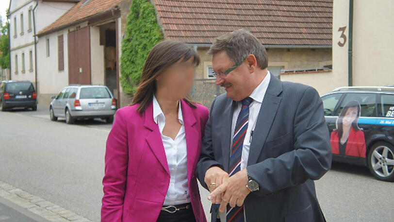 Eine fränkische Politikerin bezeichnete Gerhard Eck (r.) als Freund &ndash; zunächst.