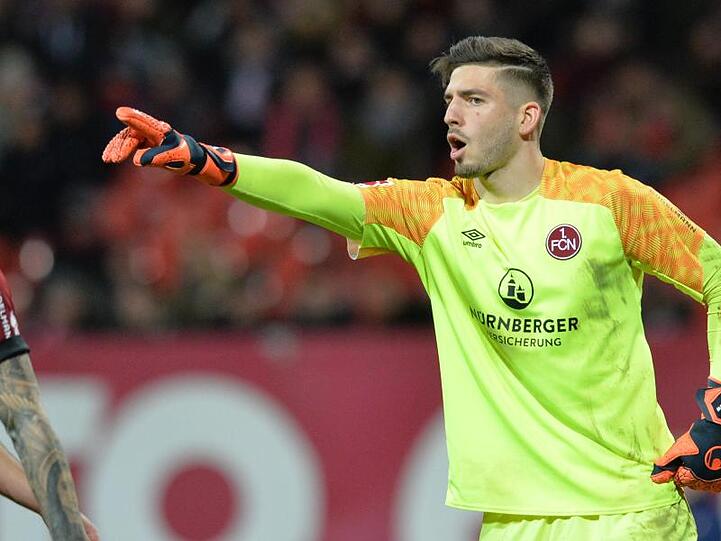 Fabian Bredlow im Trikot von Nürnberg. Foto: Timm Schamberger/Archivbild