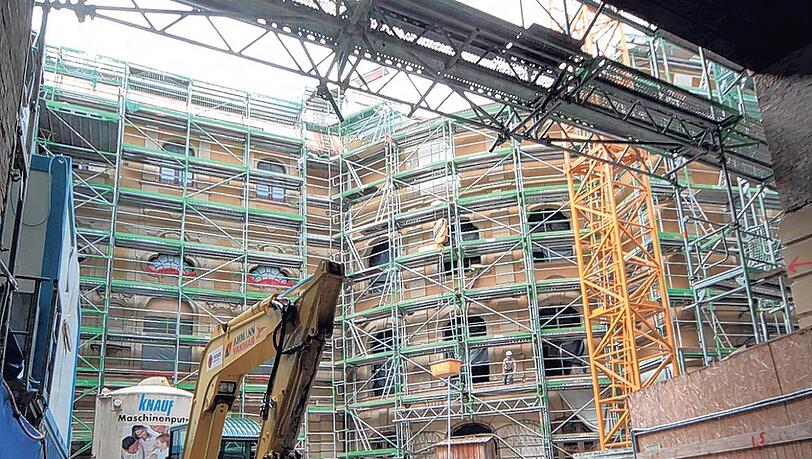 Problem-Baustelle Deutsches Theater.