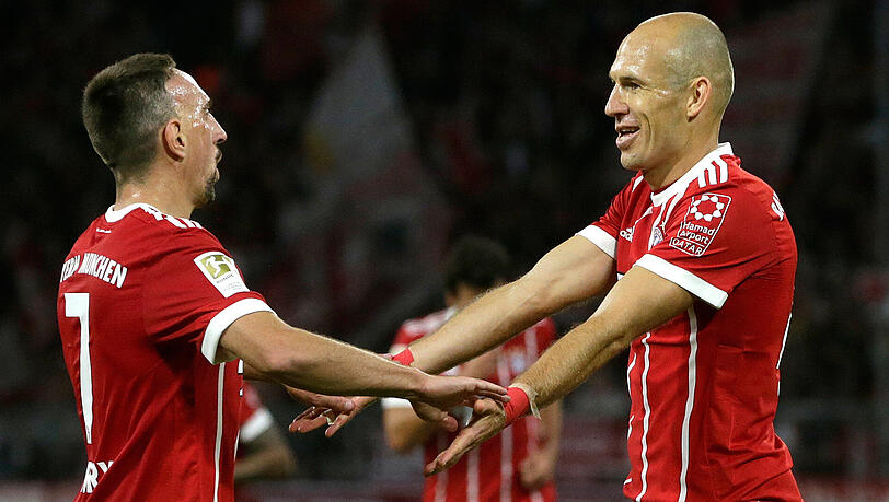 Tanzen sie weiter für den FC Bayern? Franck Ribéry (links) und Arjen Robben. Tanzen sie weiter für den FC Bayern? Franck Ribéry (links) und Arjen Robben.