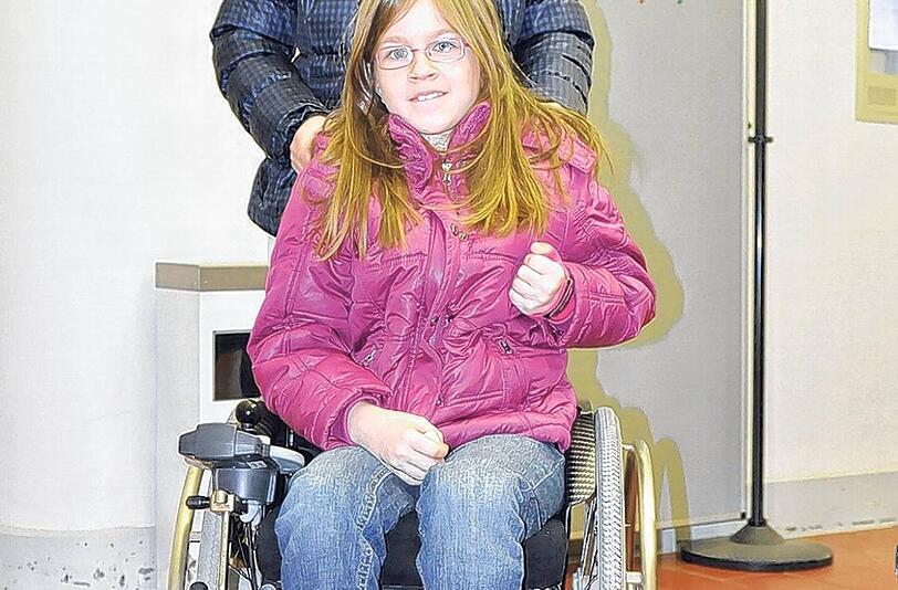 Vanessa im Rollstuhl: Das 11-jährige Mädchen erlitt mit drei Jahren einen Schlaganfall.
