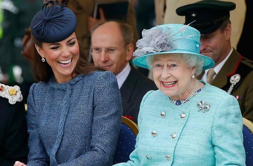 Verstehen sich bestens: Herzogin Kate und die Queen.