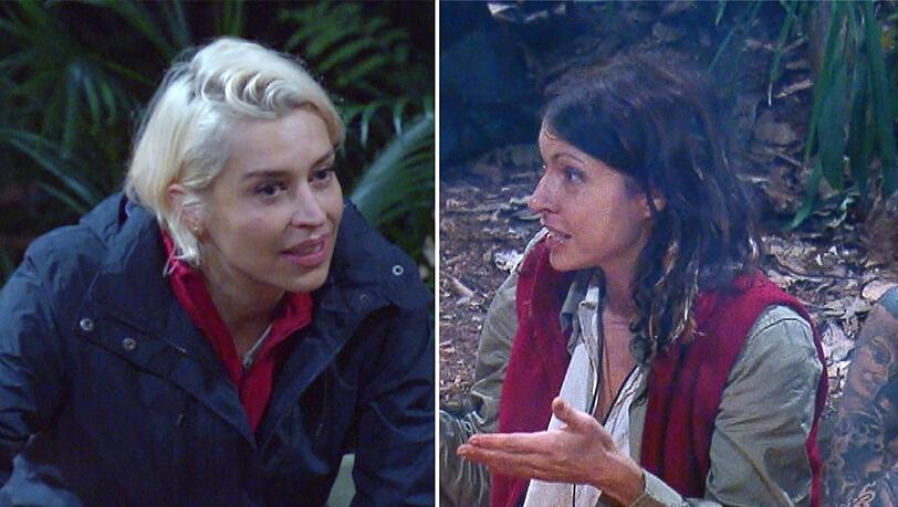 Senden (noch) nicht auf der gleichen Dschungel-Wellenlänge: Verena Kerth (li.) und Jana Pallaske.