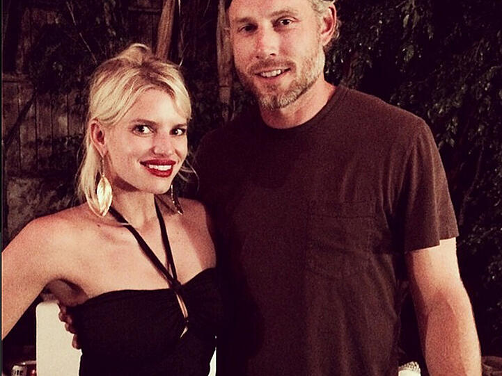Jessica Simpson mit ihrem Ehemann Eric Johnson