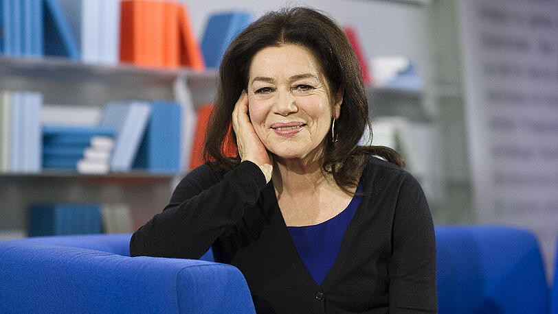 Hannelore Elsner auf der Frankfurter Buchmesse.