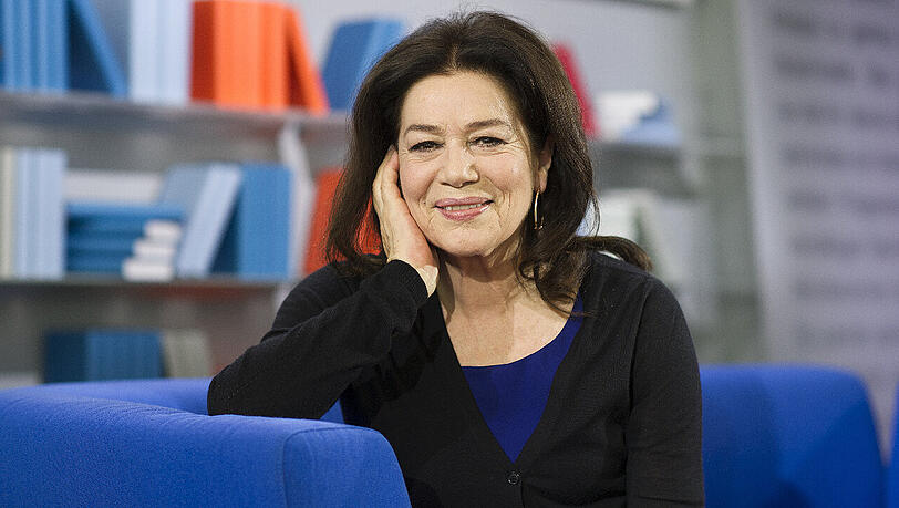 Hannelore Elsner auf der Frankfurter Buchmesse.