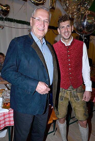 Joachim Herrmann mit Sohn Lukas