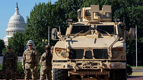 Soldaten im Stadtbild: In Washington ist das zum Alltag geworden (Archivbild).