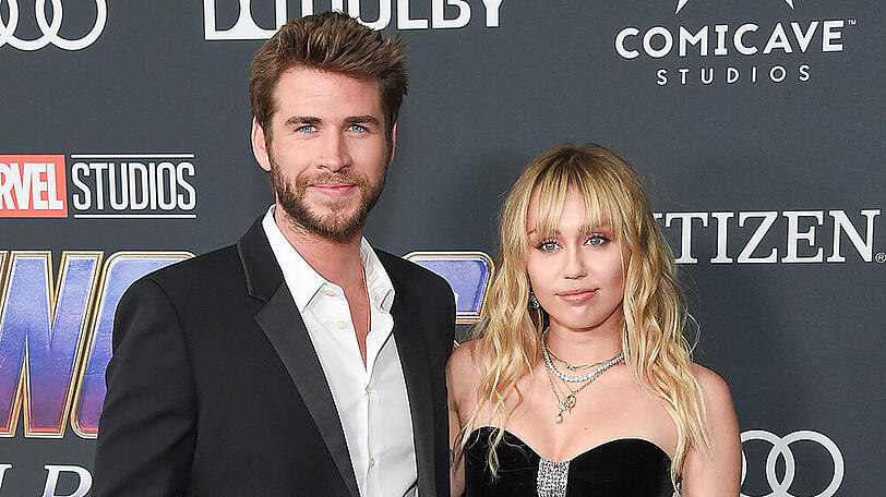 Miley Cyrus und Liam Hemsworth auf der Premiere von "Avengers: Endgame"