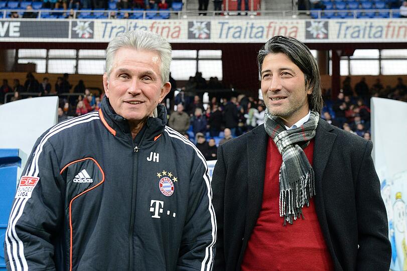 Die beiden FCB- Trainer