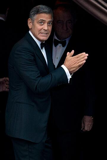 Traumhochzeit in Venedig: George Clooney und seine Amal sind jetzt verheiratet.