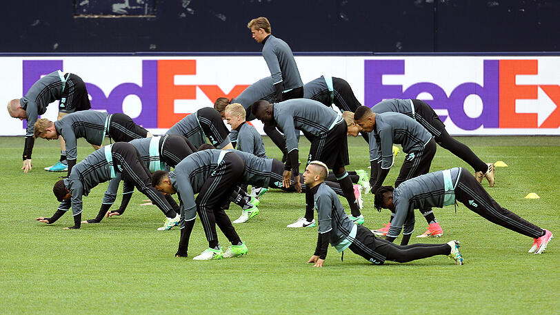 Abschlusstraining vor dem Europa-League-Aus?