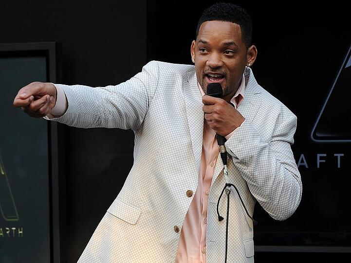 Schauspieler Will Smith bei einem Promo-Auftritt für "After Earth"