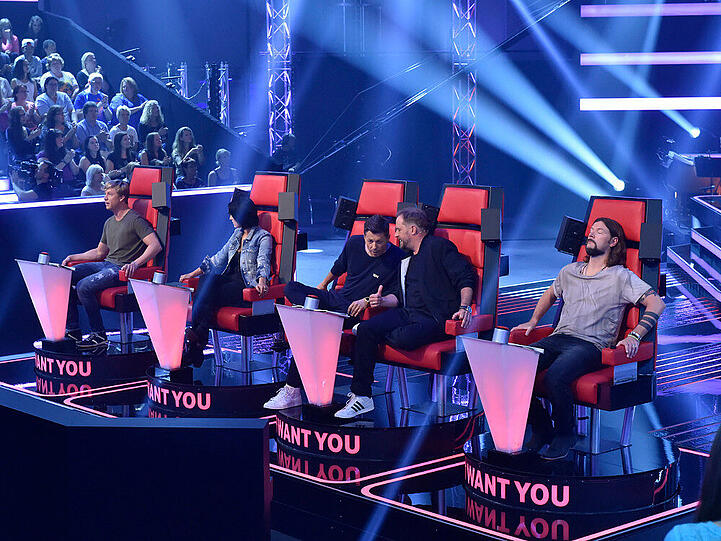 Die Juroren von "The Voice" haben allen Grund zu feiern: Die vergangene Folge holte schließlich den Quotenrekord der aktuellen Stafffel