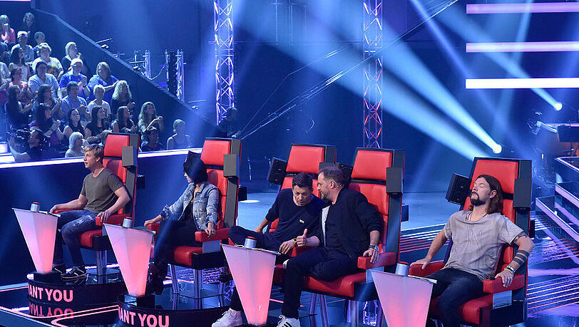 Die Juroren von "The Voice" haben allen Grund zu feiern: Die vergangene Folge holte schließlich den Quotenrekord der aktuellen Stafffel Die Juroren von "The Voice" haben allen Grund zu feiern: Die vergangene Folge holte schließlich den Quotenrekord der aktuellen Stafffel