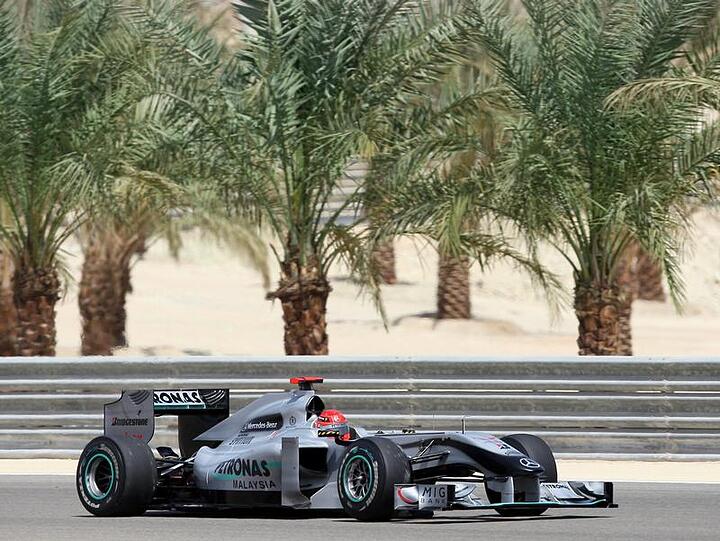 Michael Schumacher startet von Platz 7.
