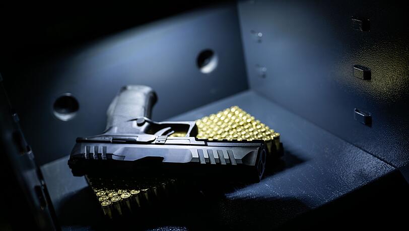 Schusswaffen und Munition m&uuml;ssen in Deutschland gesichert aufbewahrt werden. (Symbolbild)