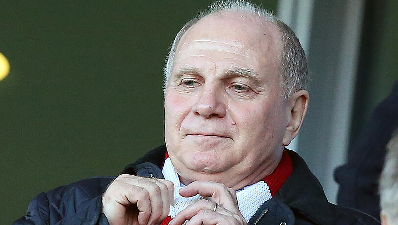 Uli Hoeneß, hier beim 2:0-Sieg der Bayern in Ingolstadt im Februar. Uli Hoeneß, hier beim 2:0-Sieg der Bayern in Ingolstadt im Februar.