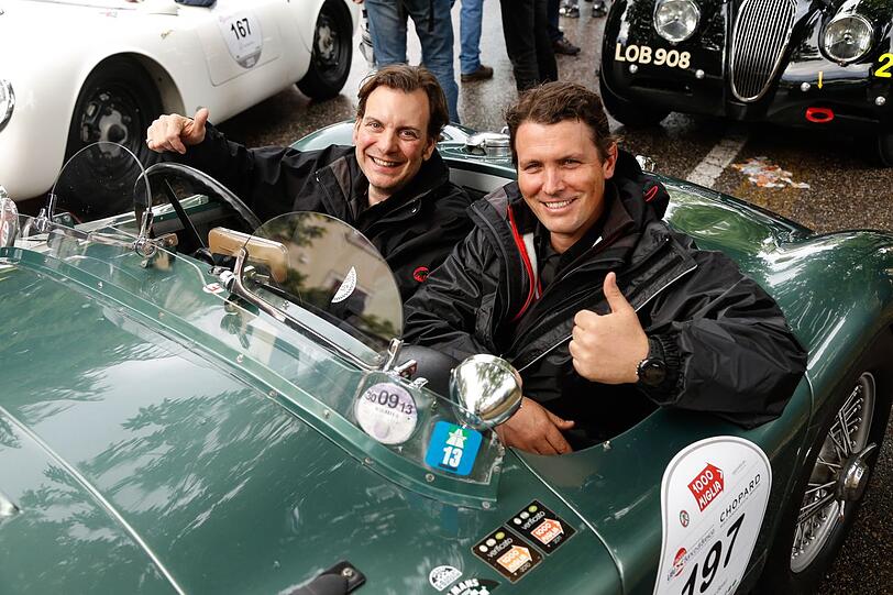 Bilder von der Mile Miglia 2013