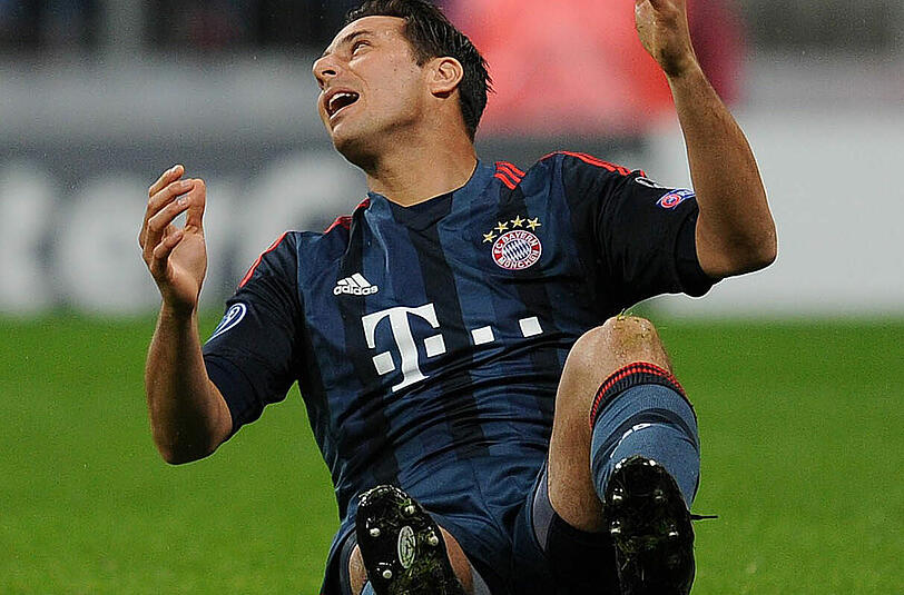 Am Oberschenkel verletzt: Claudio Pizarro.
