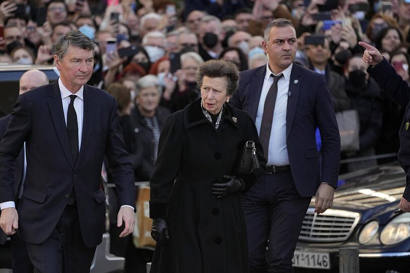 Sie vertritt Großbritannien: Prinzessin Anne.