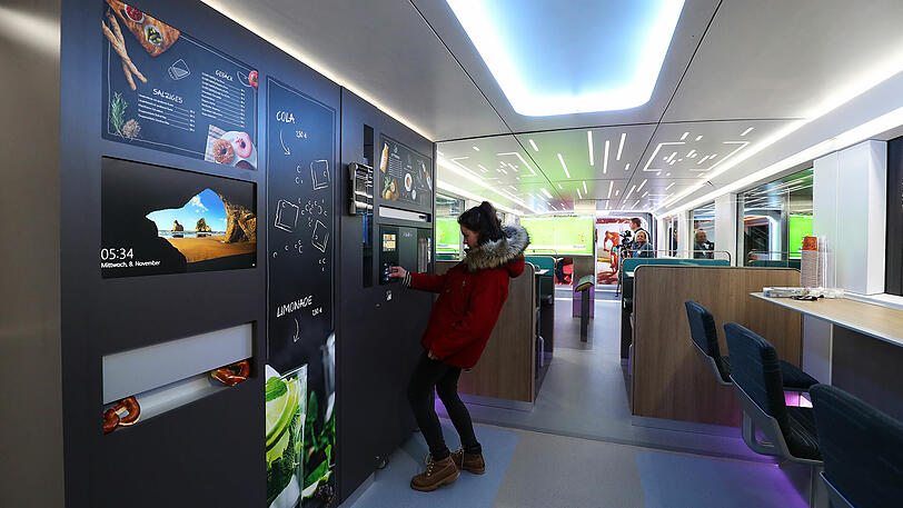 Mit dem "Ideenzug" will die Deutsche Bahn einen Ausblick darauf geben, wie Pendeln in Zukunft aussehen könnte.